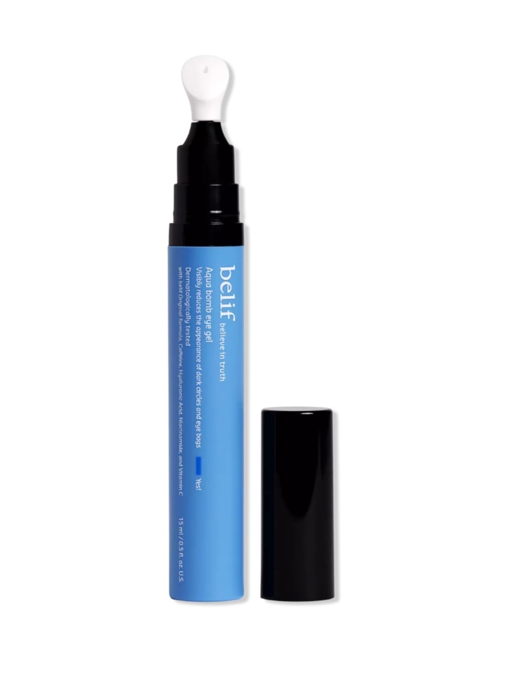 belif Aqua Cooling Eye Gel caffeine hyaluronic acid. 0.5 oz.